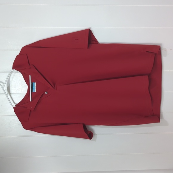 ❤️5/$25 Both Red and Black PGA Collar Air Flex Polo Shirts - Picture 3 of 6